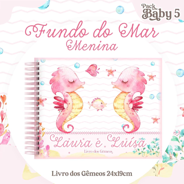 LIVRO DO BEBÊ GEMÊOS - Imagem 14