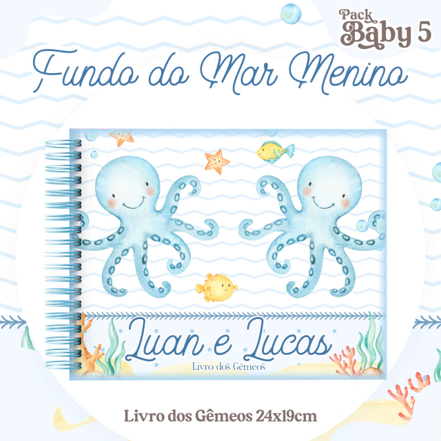 LIVRO DO BEBÊ GEMÊOS - Imagem 13