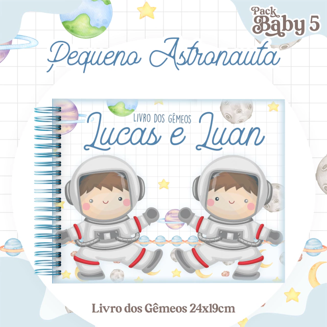 LIVRO DO BEBÊ GEMÊOS - Imagem 17