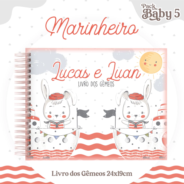 LIVRO DO BEBÊ GEMÊOS - Imagem 24