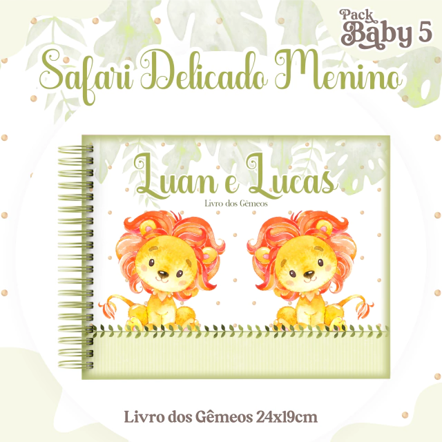 LIVRO DO BEBÊ GEMÊOS - Imagem 12