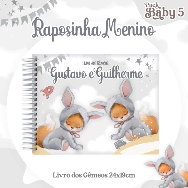 LIVRO DO BEBÊ GEMÊOS - Imagem 35