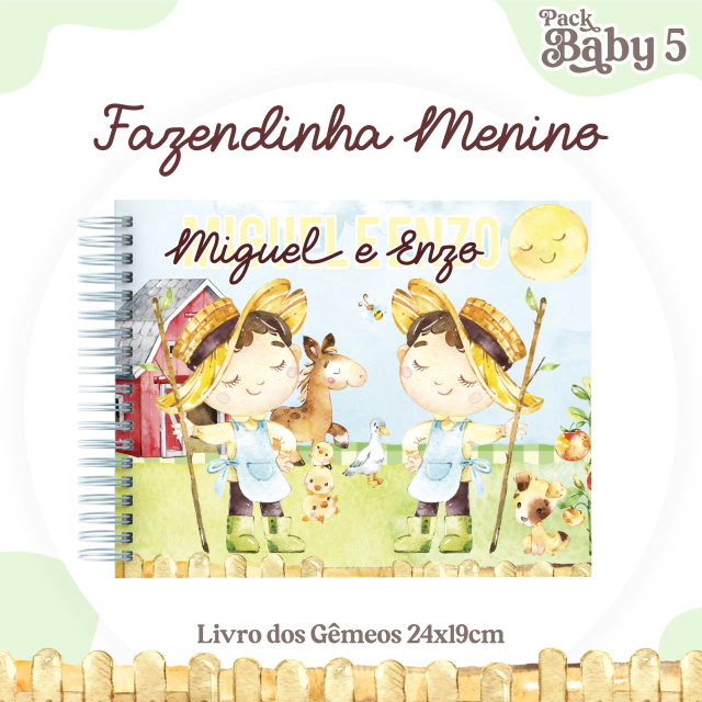LIVRO DO BEBÊ GEMÊOS - Imagem 7