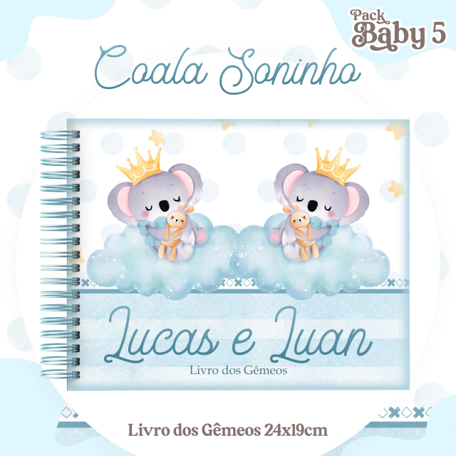 LIVRO DO BEBÊ GEMÊOS - Imagem 20