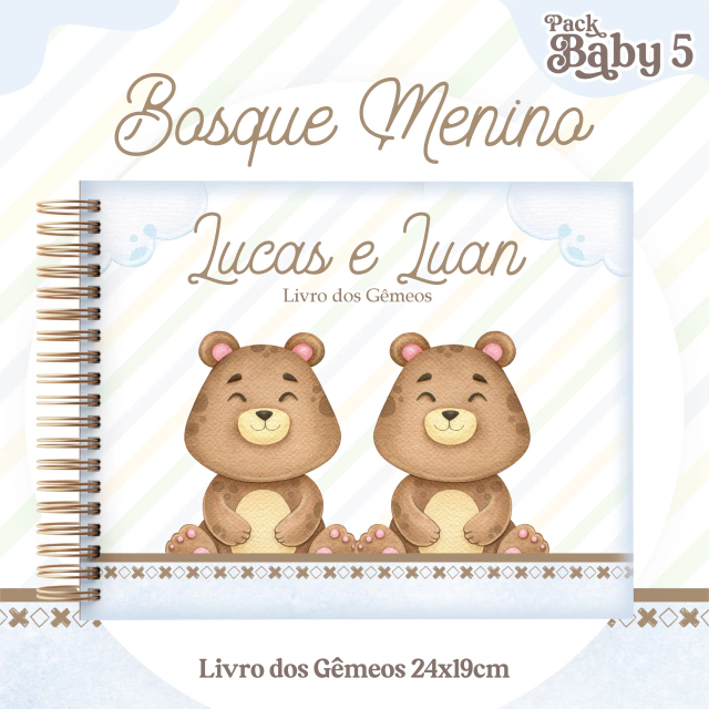 LIVRO DO BEBÊ GEMÊOS - Imagem 25