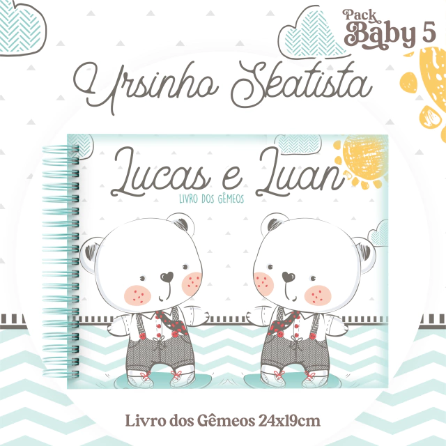 LIVRO DO BEBÊ GEMÊOS - Imagem 28