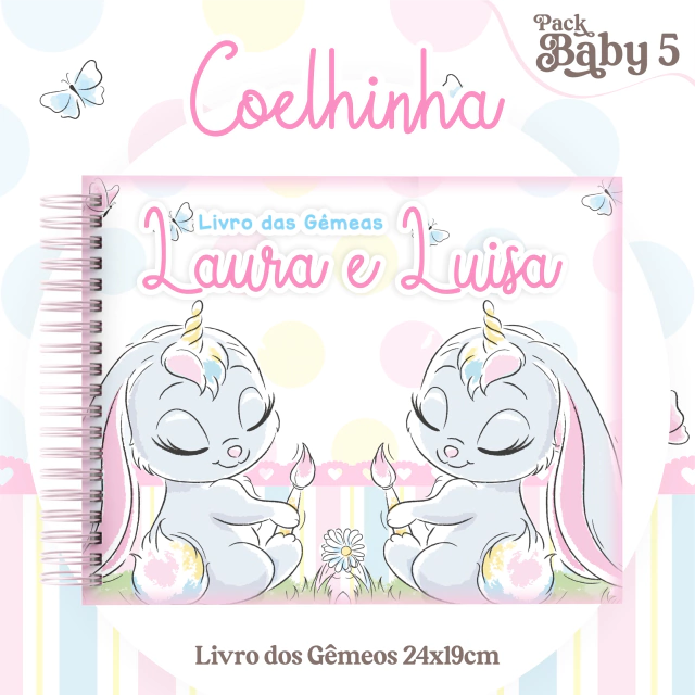 LIVRO DO BEBÊ GEMÊOS - Imagem 29