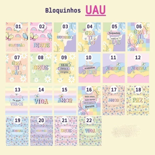 Bloquinho A6 UAU