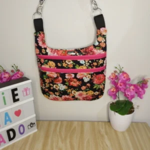 Bolsa tira colo com 2 compartimentos