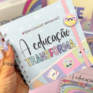 Mini organizador semanal da professora
