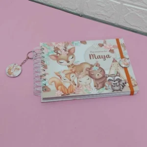 LIVRO DE MESVERSÁRIO A5 MENINA