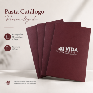 Pasta Catálogo Personalizada para Empresas | Vida Print